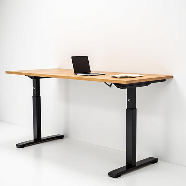 備前デスク、電動昇降機能付き